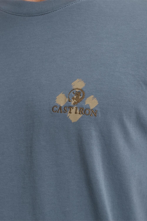 Cast Iron short sleeve r-neck regular fit co